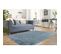 Tapis Moderne Uptown En Soie - Bleu - 120x170 Cm