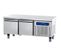 Soubassement Freezer Avec 2 Tiroirs 1/1 Pour Appareils De Cuisson, L1400 Mm