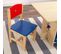 Table, Chaises Et Bac Rangement Enfant En Bois Etoile