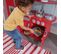 Cuisine Enfant En Bois Avec Rangement Pratique Et Accessoires - Vintage - Rouge