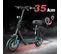 Scooter Électrique Pliant M5 Pro+ Avec Siège, Pneu Pneumatique 12 Pouces, Moteur 500w