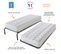 Ensemble lit Gigogne + 2 Matelas Mousse 90x190 cm