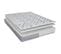 Matelas + Sommier 140x190 Mousse - Maryland - Soutien Ferme - Sommier Démonté - Blanc