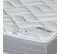 Matelas + Sommier 140x190 Mousse - Maryland - Soutien Ferme - Sommier Démonté - Blanc