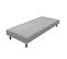 Matelas + Sommier Tapissier 90x200 Mousse - Melior - Soutien Ferme - Simili Taupe