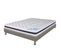 Matelas + Sommier Tapissier 140x200 Mousse - Melior - Soutien Ferme - Simili Taupe