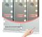 Miroir Hollywood Mural Avec Eclairage LED à Commande Tactile,grossissement 10x