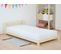 Lit Simple En Bois Dreamy Verni 80x160cm