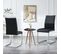 Chaise Lot De 2 Noir