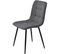 Chaise Lin Gris 4 Lot De 44 X 46 X 86 Cm