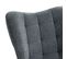 Fauteuil Scandinave Chaise De Canapé Revêtement En Tissu Accoudoirs Rembourés, Gris