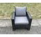 Fauteuil de jardin en Rotin avec coussin