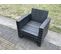 Fauteuil de jardin en Rotin avec coussin