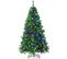 Sapin De Noël Artificiel Pré-illuminé,215 Cm Avec 350 LED Lumières Multicolores