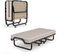 Lit Pliant 1 Personne Adulte 200x80cm Avec Matelas En Mousse (200x80x40cm)