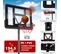 Panier De Basket-ball Sur Pied Avec Hauteur Réglable 130-305cm/ensemble De Basketball Portable-noir