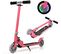 Trottinette Enfant 2 Roues Patinette Enfant Pliable Scooter Enfant Kick Avec LED Lumière-rose