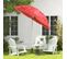 Parasol Inclinable De Paille 1,75m--protection Solaire Upf 30+, Inclinable Sur 30°/style Hawaïen