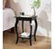 Table D'appoint, Table De Chevet 2 Niveaux,salon, 40 X 40 X 60 Cm (40 X 40 X 60 Cm, Noir, 1)