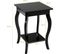 Table D'appoint, Table De Chevet 2 Niveaux,salon, 40 X 40 X 60 Cm (40 X 40 X 60 Cm, Noir, 1)