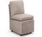 Fauteuil Pliable, En Mousse Haute Densité De 15 Cm,  Voyage (gris)