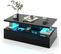 Table Basse LED, Table Basse Salon 20 Lumières Réglables Avec Télécommande