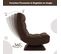 Chaise De Sol Pliable Réglable à 5 Positions,fauteuil De Salon Pour Méditer,lire,se Reposer(marron)