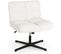 Fauteuil De Salon En Tissu Bouclette, Chambre, Bureau, Charge 160 Kg, Beige