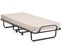 Lit Pliant, Lit Pliant D'appoint Avec Matelas En Mousse De 6,5 Cm Épais, Lit Portable Sur Roulettes