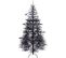 Sapin De Noël Noir 180 Cm, 250 Lumières LED Violette Et Accessoires D'halloween