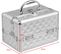 Mallette De Maquillage Valise De Maquillage Coffret De Maquillage 23 X 15 X 15 Cm Argent