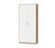 Lit Escamotable +2 Placards V 140x200+(80x2)cm Standard Chêne Sauvage/blanc