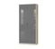 Lit Escamotable +2 Placards V 140x200+(80x2)cm Standard Chêne Sonoma/anthracite Brillant