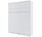 Lenart Armoire Lit Escamotable Vertical 160x200 Cm Blanc Mat Lit Rabattable Lit Mural"consus"