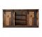 Buffet Rangement Universel Couleur Vieux Bois 160x81x35cm Grange Porte Coulissante