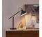 Lampe De Chevet Bureau à LED Chic Éclairage Moderne Noir Dorée