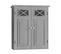 Armoire Murale Pour Salle De Bain Dawson Avec 2 Portes, Gris