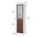 Colonne Moderne En Bois Noyer/blanc Tyler