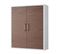 Armoire De Toilette Placard Mural De Salle De Bain En Bois Marron / Blanc Tyler