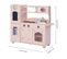 Cuisine Enfant Little Chef Dinette En Bois Rose Fille Garçon Jeux Td-11414p