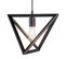 Lampe Suspendue Armonia Suspension Lustre Noir Rose Doré