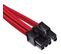 Premium Individually Sleeved Split PCie Cable (2 Connectors), Type 4 (generation 4), Red