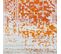 Tapis Vintage Oriental Orange/blanc 120x170