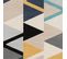 Tapis De Couloir Scandinave Moderne Multicolore/gris 80x220