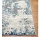 Tapis Abstrait Moderne Bleu/gris/blanc 160x220