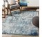 Tapis Abstrait Moderne Bleu/gris/blanc 160x220