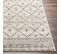 Tapis Berbère Ethnique Blanc/gris 160x215