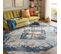 Tapis De Couloir Vintage Oriental Multicolore/bleu 80x220