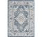 Tapis Vintage Oriental Bleu/gris/jaune 160x220