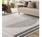 Tapis Scandinave Moderne Blanc/noir 130x170